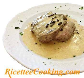 Filetto al pepe verde